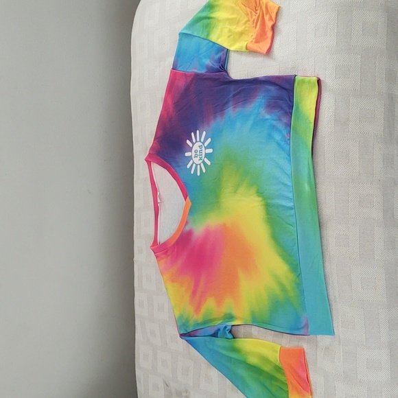 Sunshine Sisters Tie Dyed Long Sleeve Top Size 2X - Picture 3 of 7